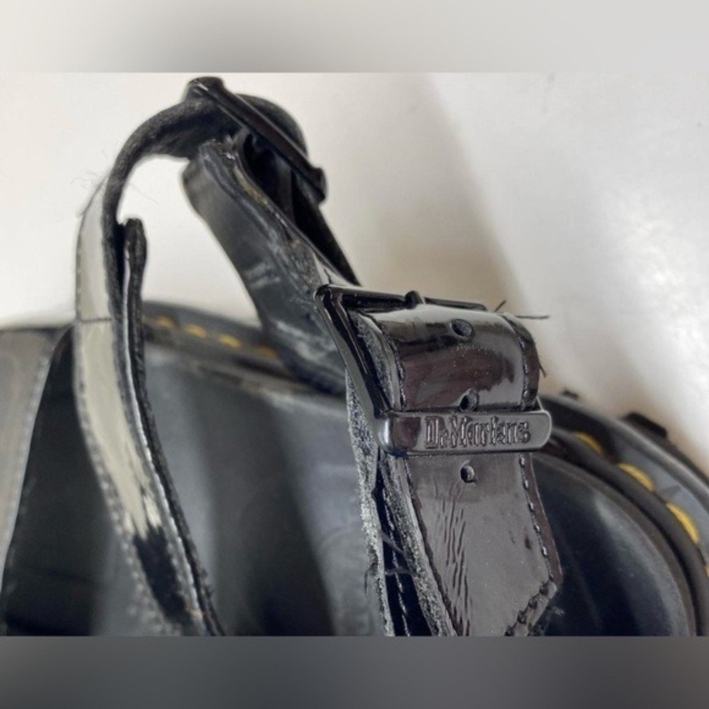 Dr Martens Voss Quad Platform Patent Leather Gladiator Sandals Women US 7 UK 5 - Picture 5 of 12